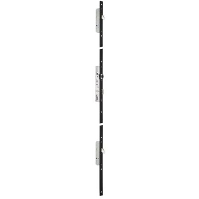 Assa Abloy - Cerradura 3 puntos con elevación 45mm - Acero Inoxidable - Protección del cerrojo central Assa Abloy - Cerradura 3 puntos con elevación 45mm - Acero Inoxidable - Protección del cerrojo central