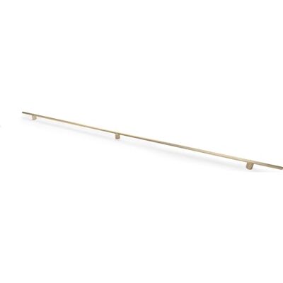 GTV Tirador para Mueble LINEA – Tirador de Barra Aluminio 1200 mm, Tirador de Cocina Tirador de Armario Dorado Claro Cepillado, Distancia entre Ejes 2x512 mm, Estriado, Moderno GTV Tirador para Mueble LINEA – Tirador de Barra Aluminio 1200 mm, Tirador de Cocina Tirador de Armario Dorado Claro Cepillado, Distancia entre Ejes 2x512 mm, Estriado, Moderno