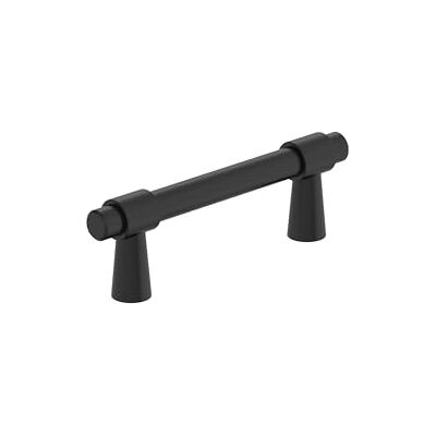 Amerock Destine Tirador de gabinete, color negro mate Amerock Destine Tirador de gabinete, color negro mate