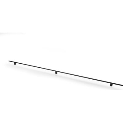 GTV Tirador para Mueble LINEA – Tirador de Barra Aluminio 1200 mm, Tirador de Cocina Tirador de Armario Negro Mate, Distancia entre Ejes 2x512 mm, Estriado, Moderno GTV Tirador para Mueble LINEA – Tirador de Barra Aluminio 1200 mm, Tirador de Cocina Tirador de Armario Negro Mate, Distancia entre Ejes 2x512 mm, Estriado, Moderno