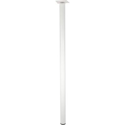 WAGNER Pata para Muebles/Pata de Mesa/pie para Muebles Classic Retro – Ø 30 x 700 mm, Placa atornillable integrada 60 x 60 mm, Rosca Interior Ø 10 mm, Acero pulverizado Blanco – 12167001 WAGNER Pata para Muebles/Pata de Mesa/pie para Muebles Classic Retro – Ø 30 x 700 mm, Placa atornillable integrada 60 x 60 mm, Rosca Interior Ø 10 mm, Acero pulverizado Blanco – 12167001