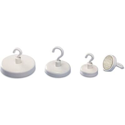 Magnetoplan Holtz - Krokmagnet - Blanco - Hook magnet Magnetoplan Holtz - Krokmagnet - Blanco - Hook magnet