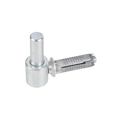 Alberts Gozne para atornillar, Con roscado métrico, Galvanizado en azul, Ø del entre eje 16 mm, 65 x 33 mm, Juego de 10 Alberts Gozne para atornillar, Con roscado métrico, Galvanizado en azul, Ø del entre eje 16 mm, 65 x 33 mm, Juego de 10