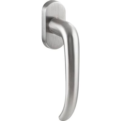 MARCHESI Tirador de ventana Noruega, pasador cuadrado 7 x 35 mm, acero inoxidable mate MARCHESI Tirador de ventana Noruega, pasador cuadrado 7 x 35 mm, acero inoxidable mate