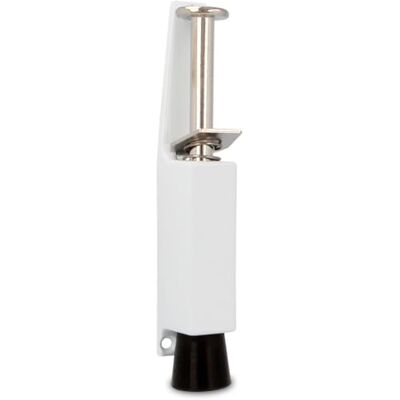 Amig Retenedor de Pie de Goma Mod. para Sujetar y Mantener Abiertas las Puertas Tope Vertical de Zamak Anti Portazos Medidas: 165 x 30 mm Recorrido: 45 mm Blanco Amig Retenedor de Pie de Goma Mod. para Sujetar y Mantener Abiertas las Puertas Tope Vertical de Zamak Anti Portazos Medidas: 165 x 30 mm Recorrido: 45 mm Blanco