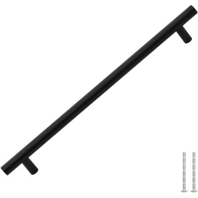 vidaXL Tiradores para Armarios 5 uds, Tiradores en Barra, Manijas de Cajones Muebles, Tiradores de Puerta Corredera, Acero Inoxidable Negro 224 mm vidaXL Tiradores para Armarios 5 uds, Tiradores en Barra, Manijas de Cajones Muebles, Tiradores de Puerta Corredera, Acero Inoxidable Negro 224 mm