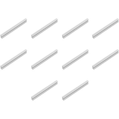 Amig Pack de 10 Tiradores para mueble 96 Mm Color Anodizado Plata Fabricado en Aluminio Para cajones y armarios Mod. Amig Pack de 10 Tiradores para mueble 96 Mm Color Anodizado Plata Fabricado en Aluminio Para cajones y armarios Mod.