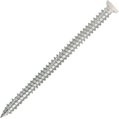 Scell-it Caja de 100 tornillos de hormigón de fijación directa 7,5 x 40 mm Cabeza avellanada blanca T30 VFD75040F Scell-it Caja de 100 tornillos de hormigón de fijación directa 7,5 x 40 mm Cabeza avellanada blanca T30 VFD75040F