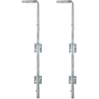 Alberts GAH- 211042 – Barra de suelo galvanizado en caliente Ø 16 mm 500 mm Distancia entre perno puerta 40 mm Juego de 2 Alberts GAH- 211042 – Barra de suelo galvanizado en caliente Ø 16 mm 500 mm Distancia entre perno puerta 40 mm Juego de 2