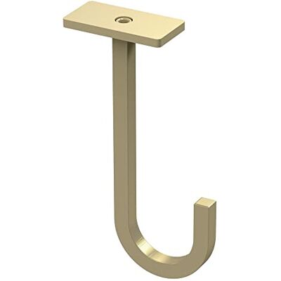 National Hardware Gancho de techo extendido, 5 pulgadas, oro cepillado National Hardware Gancho de techo extendido, 5 pulgadas, oro cepillado