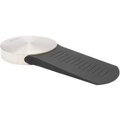 WAGNER Tope para la Puerta y Pared Adhesivo SCREW OR GLUE, Tope de Puerta Parachoques Ø 90 x 120 x 17 mm, Acero Inoxidable, Goma Termoplástica, para Adherir y Atornillar, Diseño Premiado – WAGNER Tope para la Puerta y Pared Adhesivo SCREW OR GLUE, Tope de Puerta Parachoques Ø 90 x 120 x 17 mm, Acero Inoxidable, Goma Termoplástica, para Adherir y Atornillar, Diseño Premiado –