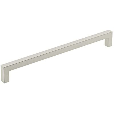 Amerock Tirador de gabinete Níquel satinado 8-13/16 pulgadas (224 mm) de centro a centro Monumento 1 paquete Tirador de cajón Manija de gabinete Herrajes para gabinete Amerock Tirador de gabinete Níquel satinado 8-13/16 pulgadas (224 mm) de centro a centro Monumento 1 paquete Tirador de cajón Manija de gabinete Herrajes para gabinete