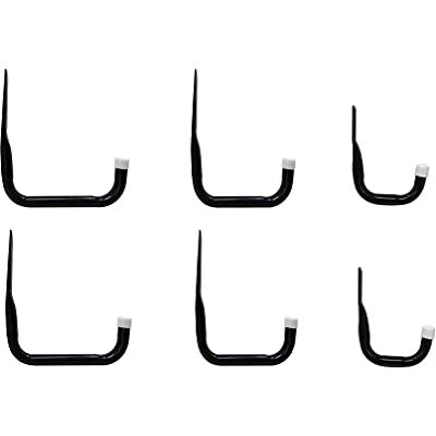 Shepherd Pastor Hardware Heavy Duty acero garaje almacenamiento/utilidad Ganchos, 6 unidades Shepherd Pastor Hardware Heavy Duty acero garaje almacenamiento/utilidad Ganchos, 6 unidades