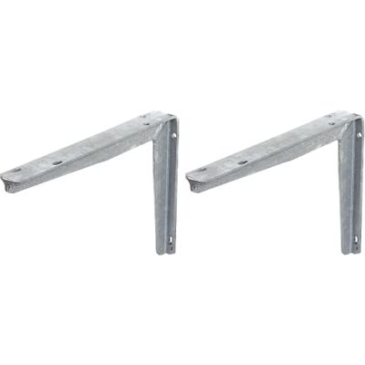 Alberts GAH- 800703 Consola de perfil en T (disponible en varios modelos, para uso extremo y carga, galvanizado en caliente, altura 200 mm, profundidad 250 mm, juego de 2 unidades) Alberts GAH- 800703 Consola de perfil en T (disponible en varios modelos, para uso extremo y carga, galvanizado en caliente, altura 200 mm, profundidad 250 mm, juego de 2 unidades)