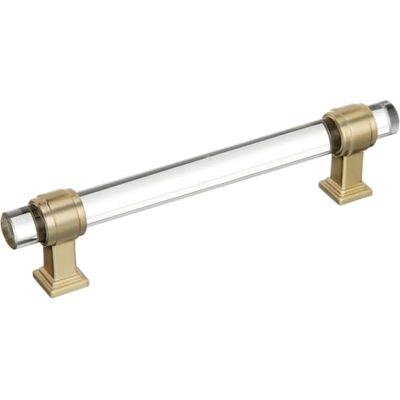 Amerock Tirador de gabinete champán transparente/dorado 5-1/16 pulgadas (128 mm) de centro a centro Glacio 1 paquete Tirador de cajón Mango de cajón Herrajes para gabinete Amerock Tirador de gabinete champán transparente/dorado 5-1/16 pulgadas (128 mm) de centro a centro Glacio 1 paquete Tirador de cajón Mango de cajón Herrajes para gabinete