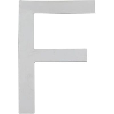 ARREGUI SEC11-T3 Número de Casa Exterior de 20 cm de altura Placa de Señalización de Acero Inoxidable Satinado Número de Puerta Letra de Casa Número de Vivienda, Piso o Escalera Letra F ARREGUI SEC11-T3 Número de Casa Exterior de 20 cm de altura Placa de Señalización de Acero Inoxidable Satinado Número de Puerta Letra de Casa Número de Vivienda, Piso o Escalera Letra F