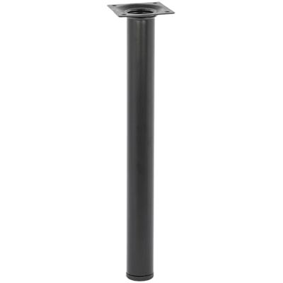 WAGNER Pata para Muebles/Pata de Mesa/pie para Muebles Classic Retro – Ø 30 x 300 mm, Placa atornillable integrada 60 x 60 mm, Rosca Interior Ø 10 mm, Acero pulverizado Negro – 12103001 WAGNER Pata para Muebles/Pata de Mesa/pie para Muebles Classic Retro – Ø 30 x 300 mm, Placa atornillable integrada 60 x 60 mm, Rosca Interior Ø 10 mm, Acero pulverizado Negro – 12103001