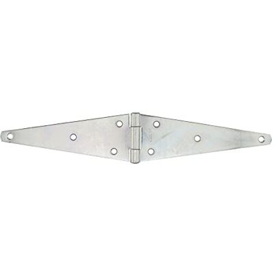National Hardware Bisagra de correa pesada 282BC chapada en zinc, 25,40 cm National Hardware Bisagra de correa pesada 282BC chapada en zinc, 25,40 cm