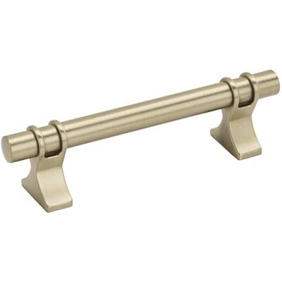 Amerock Tirador de gabinete, champán dorado, 3-3/4 pulgadas (96 mm) de centro a centro, Davenport, paquete de 1 unidad, tirador de cajón, asa de cajón, herrajes para gabinete Amerock Tirador de gabinete, champán dorado, 3-3/4 pulgadas (96 mm) de centro a centro, Davenport, paquete de 1 unidad, tirador de cajón, asa de cajón, herrajes para gabinete