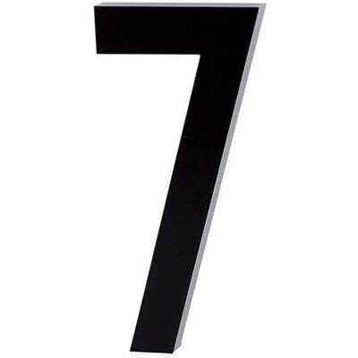 Design Letters Números de casa (aluminio, 0-9), color negro Design Letters Números de casa (aluminio, 0-9), color negro