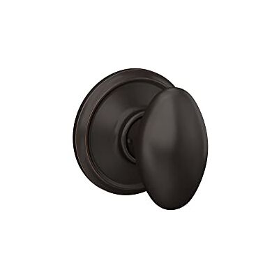 SCHLAGE F10 SIE 716 Sienna Pomo de puerta, cerradura de paso para pasillo y armario, bronce envejecido SCHLAGE F10 SIE 716 Sienna Pomo de puerta, cerradura de paso para pasillo y armario, bronce envejecido