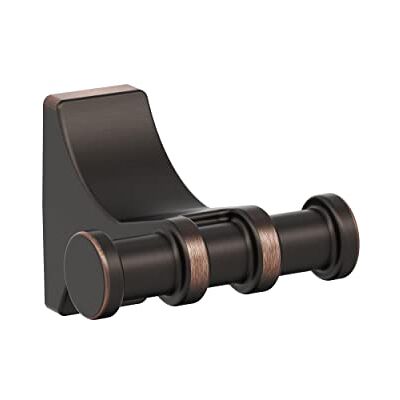 Amerock Davenport Gancho Doble de transición de Bronce aceitado Amerock Davenport Gancho Doble de transición de Bronce aceitado