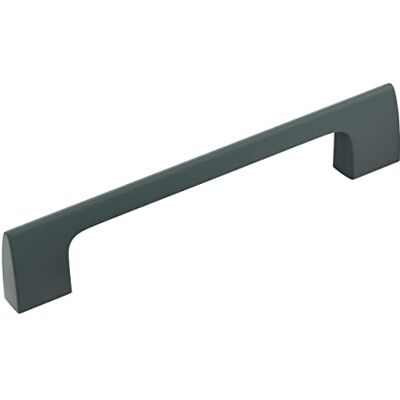Amerock Mango de gabinete Negro mate 5-1/16 pulgadas (128 mm) de centro a centro Riva Paquete de 1 Jaladera de cajón Asa de cajón Herrajes para gabinete Amerock Mango de gabinete Negro mate 5-1/16 pulgadas (128 mm) de centro a centro Riva Paquete de 1 Jaladera de cajón Asa de cajón Herrajes para gabinete