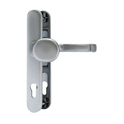 ABUS SRG92N Picaporte para puertas de casa (con picaporte interior y pomo exterior, para puertas con marco estrecho, aspecto de acero inoxidable) ABUS SRG92N Picaporte para puertas de casa (con picaporte interior y pomo exterior, para puertas con marco estrecho, aspecto de acero inoxidable)