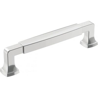 Amerock Mango de gabinete Cromo pulido 5-1/16 pulgadas (128 mm) de centro a centro Estatura Paquete de 1 unidad Jaladera de cajón Asa de gabinete Herrajes para gabinete Amerock Mango de gabinete Cromo pulido 5-1/16 pulgadas (128 mm) de centro a centro Estatura Paquete de 1 unidad Jaladera de cajón Asa de gabinete Herrajes para gabinete