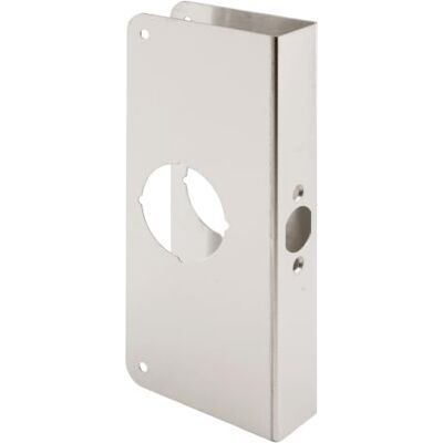PRiME Refuerzo de cerradura y puerta, 1-3/8 pulgadas x 2-3/4 pulgadas, acero inoxidable, paquete de 1 PRiME Refuerzo de cerradura y puerta, 1-3/8 pulgadas x 2-3/4 pulgadas, acero inoxidable, paquete de 1