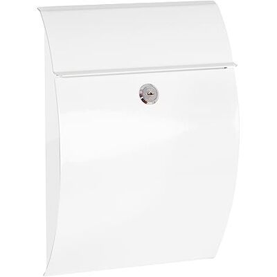 ARREGUI Galan E5961 Buzón de acero blanco para pared pequeño ARREGUI Galan E5961 Buzón de acero blanco para pared pequeño