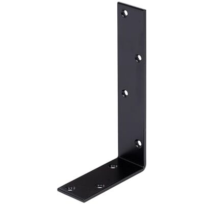 Alberts Modelo - Esquinero de acero negro - 100 x 200 x 40 mm Alberts Modelo - Esquinero de acero negro - 100 x 200 x 40 mm