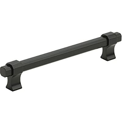 Amerock Tirador de gabinete Negro mate 6-5/16 pulgadas (160 mm) de centro a centro Remington 1 paquete Tirador de cajón Manija de cajón Accesorios de gabinete Amerock Tirador de gabinete Negro mate 6-5/16 pulgadas (160 mm) de centro a centro Remington 1 paquete Tirador de cajón Manija de cajón Accesorios de gabinete