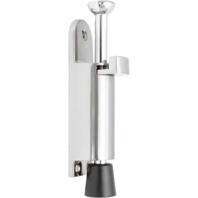 WAGNER Tope para la Puerta STANDARD, Retenedor de Puerta 33 x 33 x 128 mm, Acero Macizo, Plata, Negro, para Atornillar, Incluye Taco y Tornillo – WAGNER Tope para la Puerta STANDARD, Retenedor de Puerta 33 x 33 x 128 mm, Acero Macizo, Plata, Negro, para Atornillar, Incluye Taco y Tornillo –