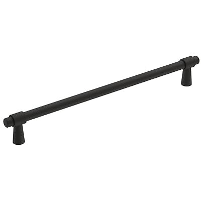 Amerock Mango de gabinete Negro mate 8-13/16 pulgadas (224 mm) de centro a centro Destino Paquete de 1 Jaladera de cajón Asa de gabinete Herrajes para gabinete Amerock Mango de gabinete Negro mate 8-13/16 pulgadas (224 mm) de centro a centro Destino Paquete de 1 Jaladera de cajón Asa de gabinete Herrajes para gabinete