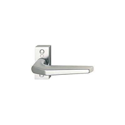 Set de manijas de puerta Hoppe Frankfurt - Aluminio, Plata, 117GF Set de manijas de puerta Hoppe Frankfurt - Aluminio, Plata, 117GF