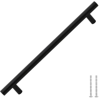 vidaXL Tiradores para Armarios 5 uds, Tiradores en Barra, Manijas de Cajones Muebles, Tiradores de Puerta Corredera, Acero Inoxidable Negro 192 mm vidaXL Tiradores para Armarios 5 uds, Tiradores en Barra, Manijas de Cajones Muebles, Tiradores de Puerta Corredera, Acero Inoxidable Negro 192 mm