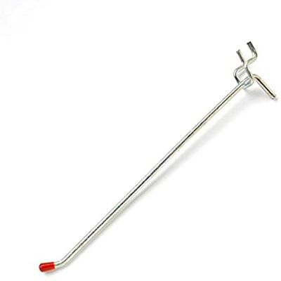Merriway único Pegboard Ganchos Galvanizado 150 Mm Para Adaptarse A 25 mm – tablero, Juego de 24 piezas Merriway único Pegboard Ganchos Galvanizado 150 Mm Para Adaptarse A 25 mm – tablero, Juego de 24 piezas