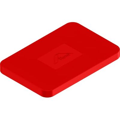 Roto Placa de arandela, Rojo, 53 x 170 x 3 mm Roto Placa de arandela, Rojo, 53 x 170 x 3 mm