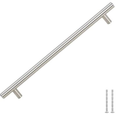 vidaXL Tiradores para Armarios 5 uds, Tiradores en Barra, Manijas de Cajones Muebles, Tiradores de Puerta Corredera, Acero Inoxidable Plateado 224 mm vidaXL Tiradores para Armarios 5 uds, Tiradores en Barra, Manijas de Cajones Muebles, Tiradores de Puerta Corredera, Acero Inoxidable Plateado 224 mm