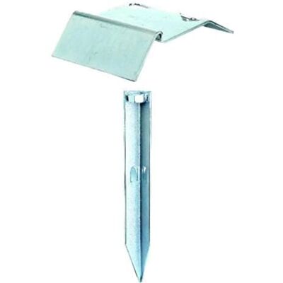 Alberts Gah- Tope de puerta para clavar (galvanizado), color azul Alberts Gah- Tope de puerta para clavar (galvanizado), color azul