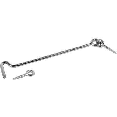 cyclingcolors 1x Gancho de Cabina Gancho con Ojales Acero Galvanizado Ventana Cabina Puerta Cerradura, 250mm cyclingcolors 1x Gancho de Cabina Gancho con Ojales Acero Galvanizado Ventana Cabina Puerta Cerradura, 250mm