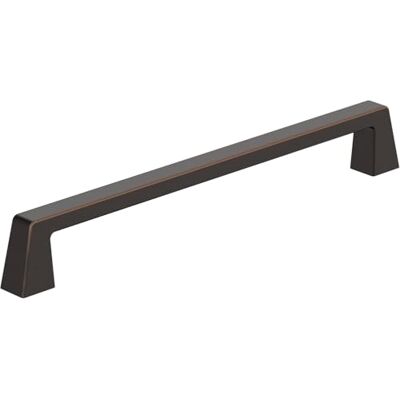 Amerock Tirador de gabinete Blackrock, bronce aceitado Amerock Tirador de gabinete Blackrock, bronce aceitado