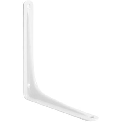 cyclingcolors 2x Escuadra rígida para estante, acero, 250 x 300 mm, estilo recto, acabado blanco, refuerzo mural universal estable cyclingcolors 2x Escuadra rígida para estante, acero, 250 x 300 mm, estilo recto, acabado blanco, refuerzo mural universal estable