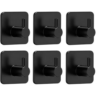 Mulbijeo Toalleros De Baño SinTaladro, Fuertemente Unido & Estable, Ganchos Aadhesivos Para Pared, 6 Piezas Resistente Al Agua & Con Gran Capacidad De Carga, Cuelga Facil, Gancho Pared Mulbijeo Toalleros De Baño SinTaladro, Fuertemente Unido & Estable, Ganchos Aadhesivos Para Pared, 6 Piezas Resistente Al Agua & Con Gran Capacidad De Carga, Cuelga Facil, Gancho Pared