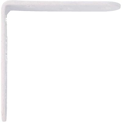 Amig Pack de 100 Ángulos Metálicos de Refuerzo 60 x 19 x 2 mm Canto Cuadrado Diseñados con Forma de L Para Fijar Muebles de Madera o Colocar Baldas y Estantes Acero Blanco Amig Pack de 100 Ángulos Metálicos de Refuerzo 60 x 19 x 2 mm Canto Cuadrado Diseñados con Forma de L Para Fijar Muebles de Madera o Colocar Baldas y Estantes Acero Blanco