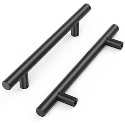 AOKITO 15 Piezas Manijas de Cocina Negras, Manijas de Puerta de Acero Inoxidable, Manijas de Arco, con Tornillos, Distancia de Perforación 128mm, para Cajones de Gabinete, Puertas de Armarios (200mm) AOKITO 15 Piezas Manijas de Cocina Negras, Manijas de Puerta de Acero Inoxidable, Manijas de Arco, con Tornillos, Distancia de Perforación 128mm, para Cajones de Gabinete, Puertas de Armarios (200mm)