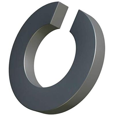 Keple M12 arandelas de resorte, anillo partido, arandelas abiertas de acero inoxidable, arandela de sección cuadrada de bobina simple, anillo de junta para perno/tornillo de 12 mm DIN 127 A2 (paque de 50) Keple M12 arandelas de resorte, anillo partido, arandelas abiertas de acero inoxidable, arandela de sección cuadrada de bobina simple, anillo de junta para perno/tornillo de 12 mm DIN 127 A2 (paque de 50)