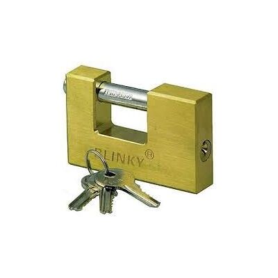 Cerradura de Latón Blinky para Persianas - Cerradura de Seguridad - 65 mm Cerradura de Latón Blinky para Persianas - Cerradura de Seguridad - 65 mm