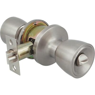 Amig Juego de Pomos para Puerta de Entrada Interior Para Puertas de Madera 35‑45 mm Picaporte 60/70 mm con Condena Interior Instalación con Agujero Ø54 Acero Inoxidable 18/8 Mod. Amig Juego de Pomos para Puerta de Entrada Interior Para Puertas de Madera 35‑45 mm Picaporte 60/70 mm con Condena Interior Instalación con Agujero Ø54 Acero Inoxidable 18/8 Mod.